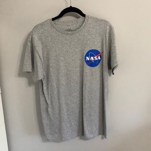 nasa gray t-shirt